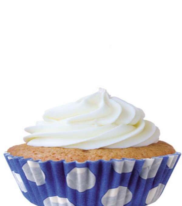 Imagem de capa de Forma Esp Mini Cup Cake Nr 2 Azul C. Bol Branca C. 45 Un