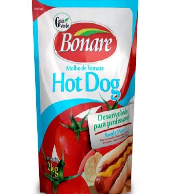 Imagem de capa de Molho De Tomate Bonare Hot Dog 02 Kg(3-6-12)