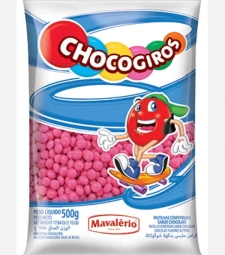 Imagem de capa de Mini Pastilha Confeitada Choco Rosa 300 Grs(6-12)